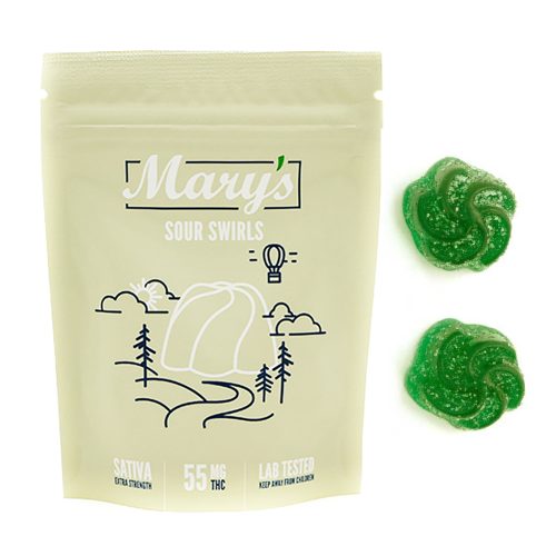 Sour Swirls Sativa 55mg THC Bulk Buddy Buy Cannabis Edibles Now